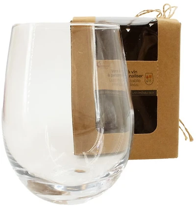 Verre à vin sans pied à personnaliser