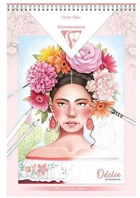 Multi-Technical Colouring Pad A4 250G Sheets - Women (20)