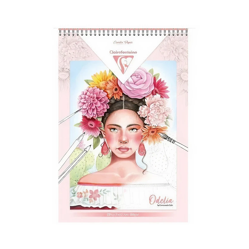 Multi-Technique Coloring Pad – 20 A4 Sheets – Women