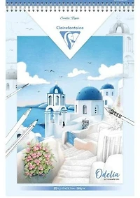 Multi-Technical Colouring Pad A4 250G Sheets - Cities (20)