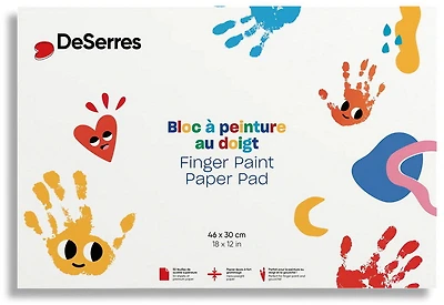 Bloc à peinture au doigt