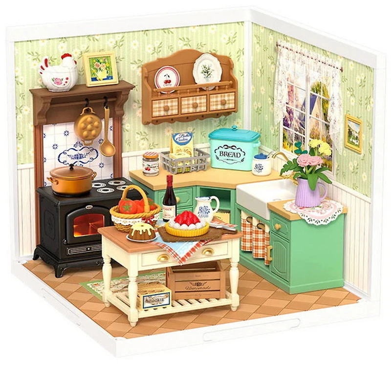 Mini maison à bricoler - Cuisine champêtre