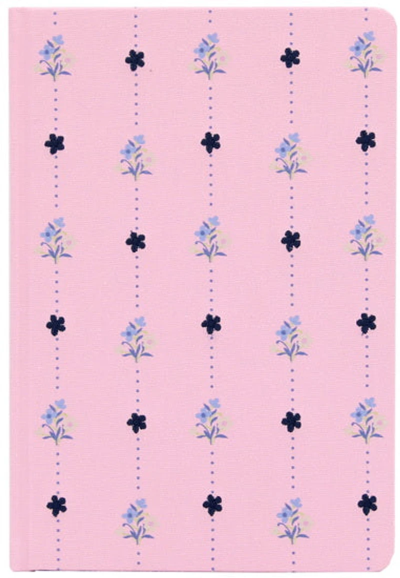 Grand cahier de note fleurs étoiles 160p