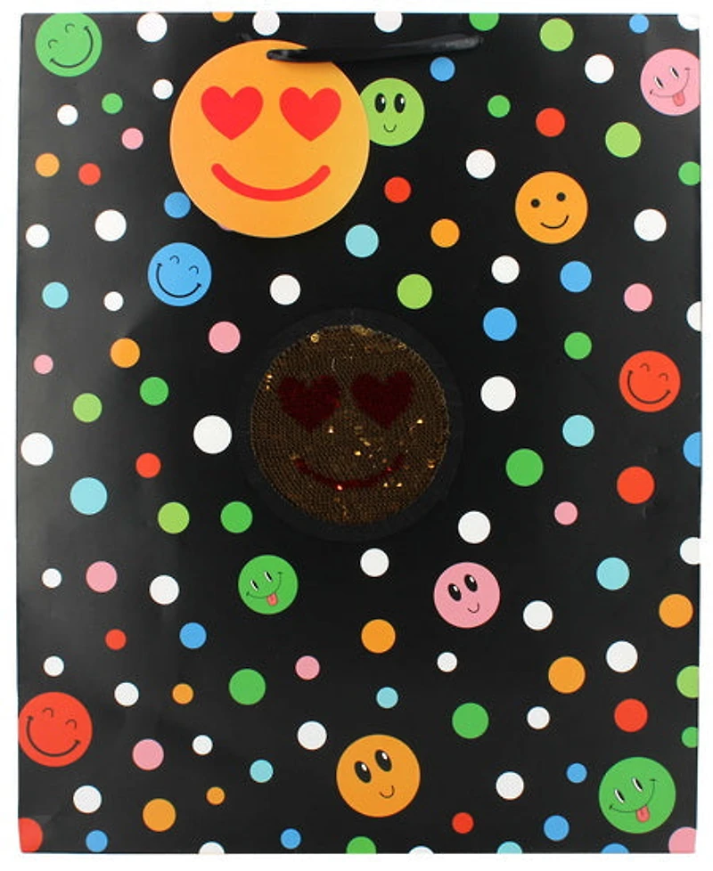 Gift Bag XL Smiley Dots