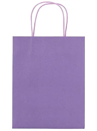Gift Bag M Kraft Purple
