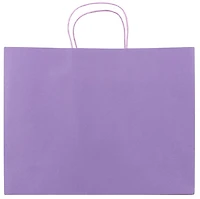 Gift Bag L Kraft Purple