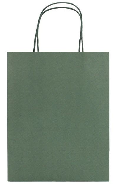Gift Bag M Kraft Emerald Green