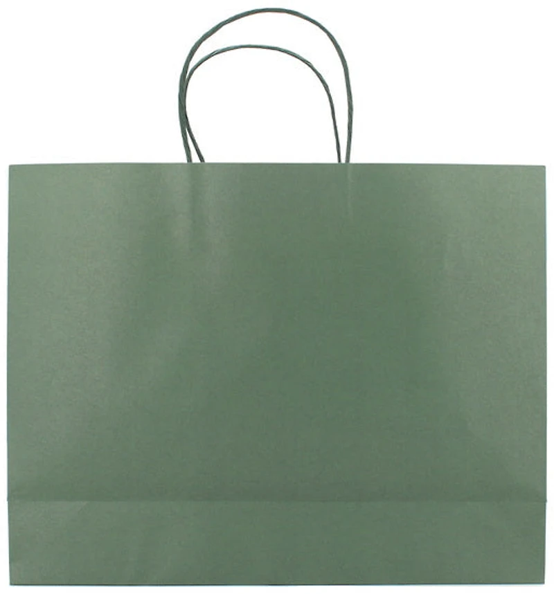 Gift Bag L Kraft Emerald Green