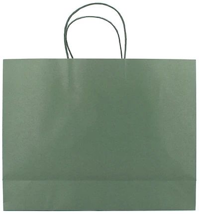 Gift Bag L Kraft Emerald Green