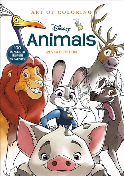 Art of Coloring: Disney Animals: 100 Images to Inspire Creativity
