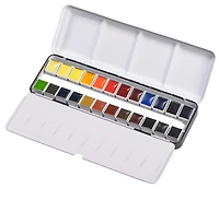 Watercolor Metal Box + 24 Half-pan.