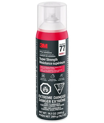 Super 77 multipurpose spray adhesive