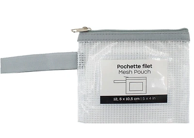 Mesh Zipper Pouch Envelope
