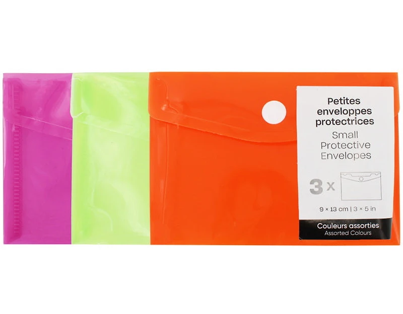 Set 3 Small Envelopes Translucent 3AS