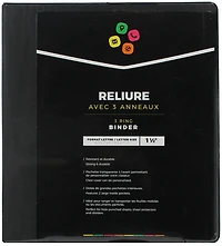 Reliure 1''1/2 Noir