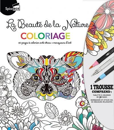 Coloriage la beauté de la nature