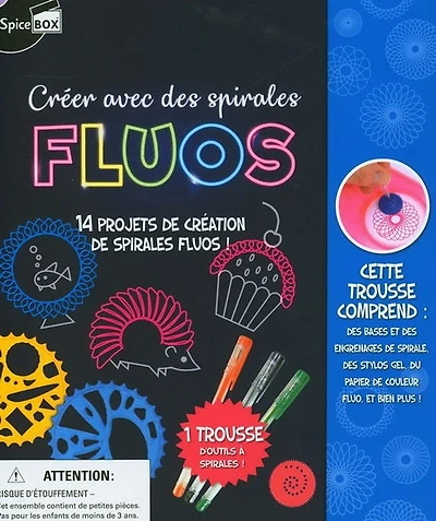 Créer avec des spirales fluos