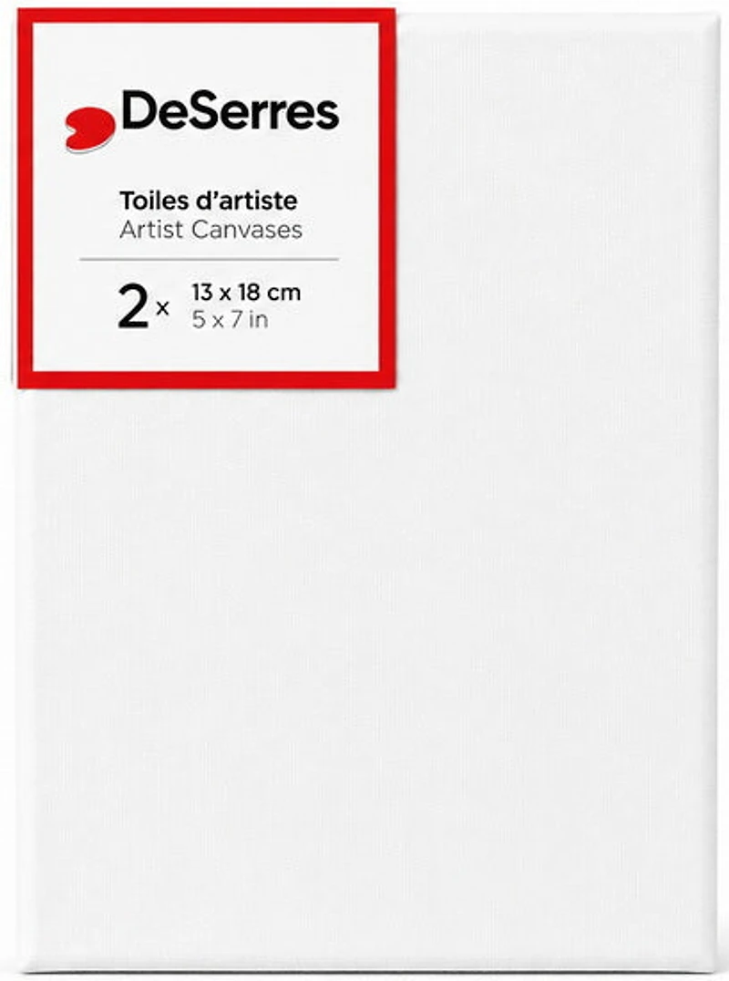 Ens. 2 Toiles de base 5x7x5/8 po