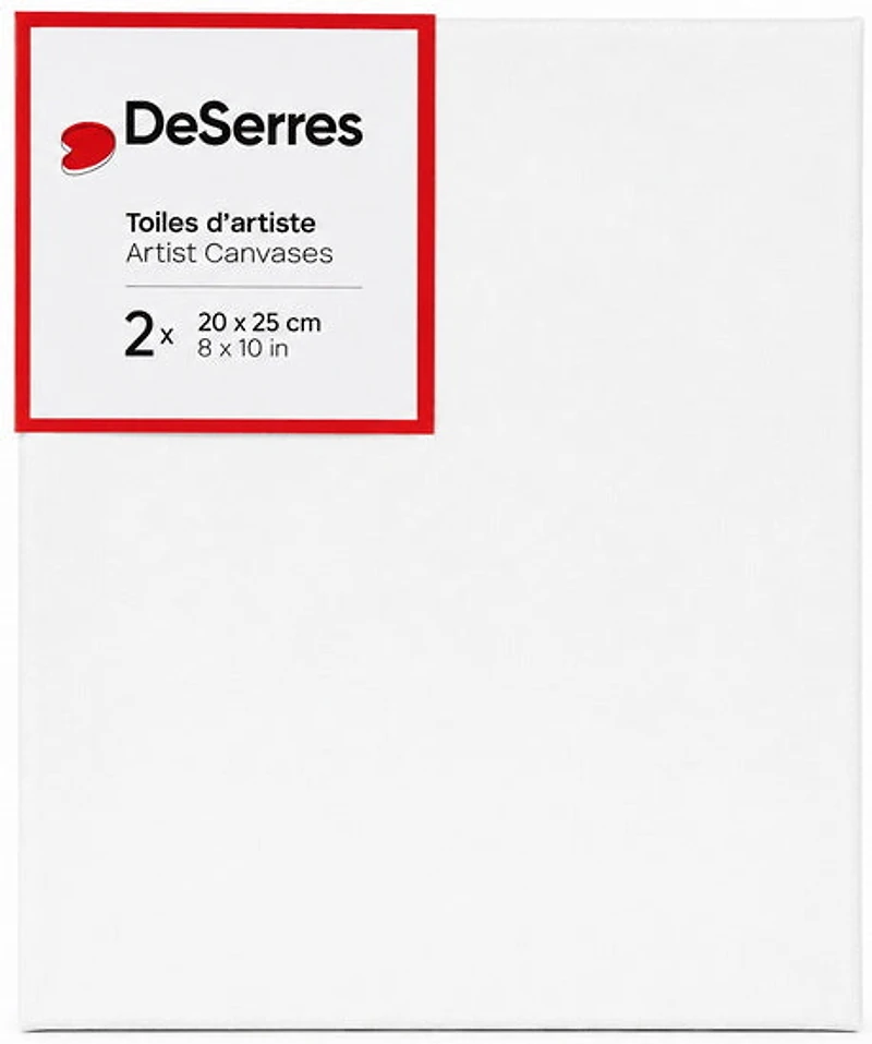Basic Canvas 8x10x5/8 In - 2pcs