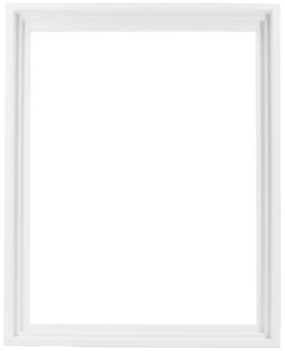 Regular Floating Frame White 12X16"