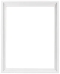 Regular Floating Frame White 12X16"