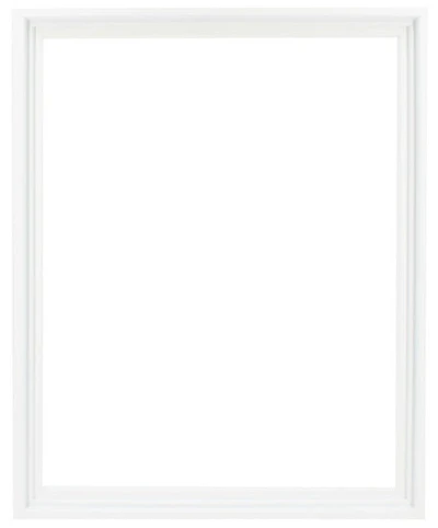 Regular Floating Frame White 16X20"