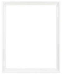 Regular Floating Frame White 16X20"