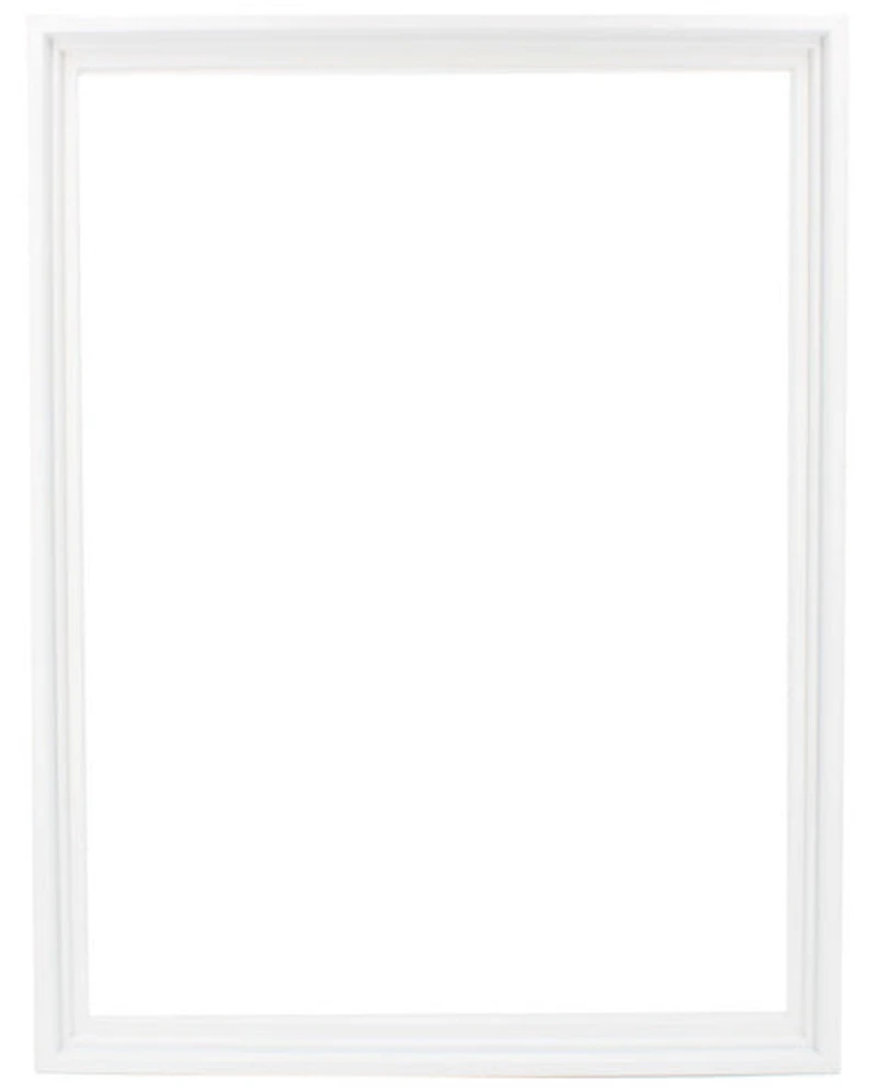 Cadre flottant régulier blanc - 18x24po
