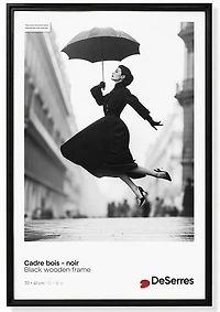 Cadre bois noir - 12x16po