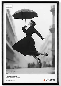 Wood Frame Black - 24X36"