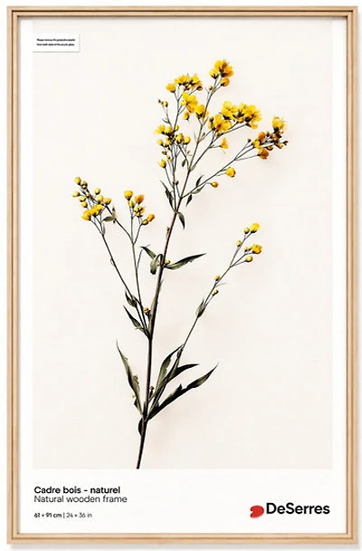 Wood Frame Natural - 24X36"