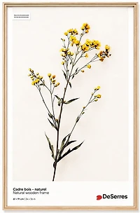 Wood Frame Natural - 24X36"