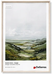 Wood Frame Beige - 18X24"