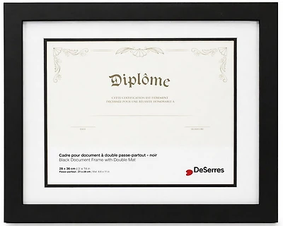 Diploma Frame Black