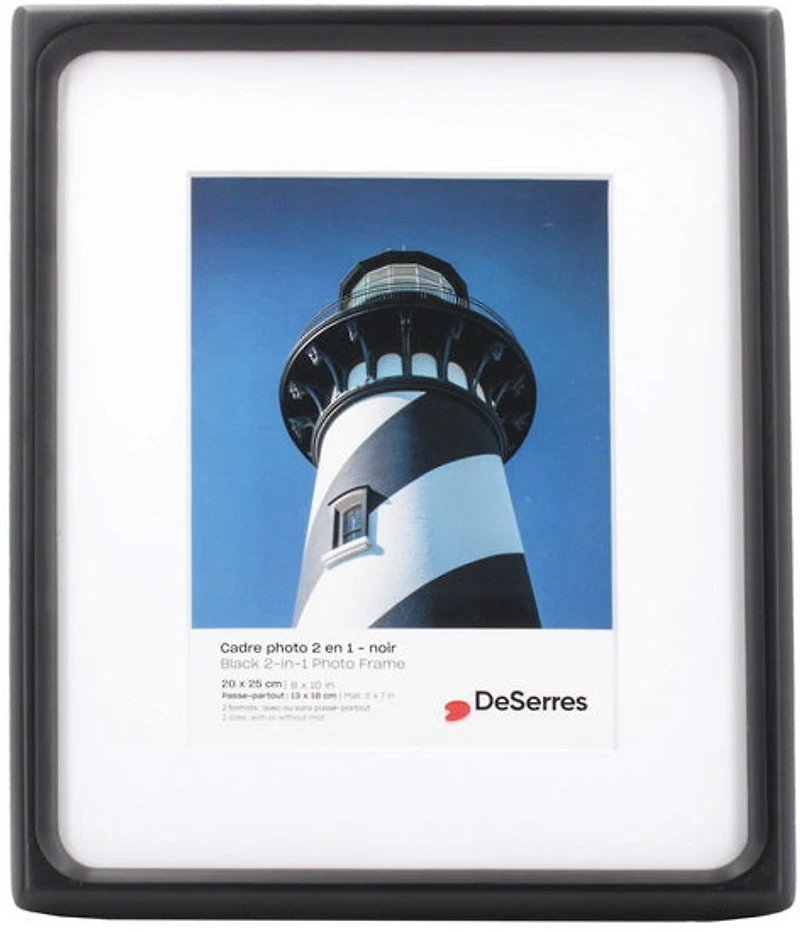 Rounded Corner Photo Frame Black - 4.5X6.5"