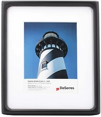 Rounded Corner Photo Frame Black - 4.5X6.5"