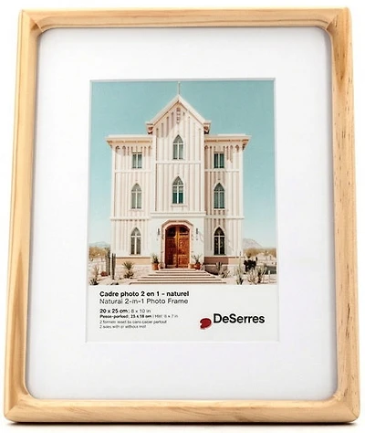 Rounded Corner Photo Frame Natural - 4.5X6.5"