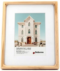 Rounded Corner Photo Frame Natural - 4.5X6.5"