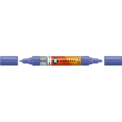 Marqueur acrylique One4All Twin - 1,5 à 4 mm violette