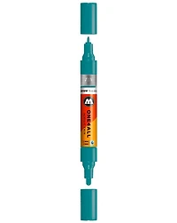 Marqueur acrylique One4All Twin - 1,5 à 4 mm aqua