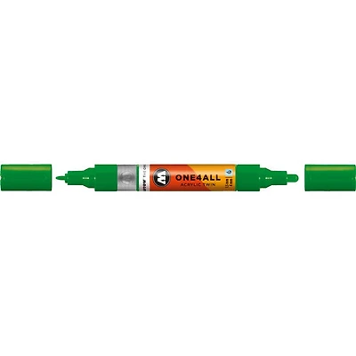 Marqueur acrylique One4All Twin - 1,5 à 4 mm vert trèfle