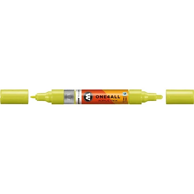 Marqueur acrylique One4All Twin - 1,5 à 4 mm vert nature clair