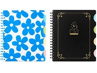 Spiral Notebook 4 Subjects 120p 2asst