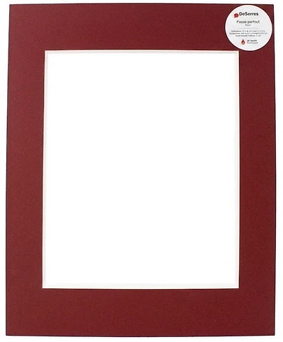 Passe-partout rouge -  11x14/8x10po