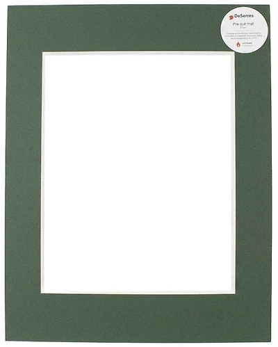 Passe-partout vert - 11x14/8x10po