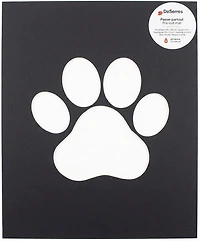 Passe-partout patte noir - 8x10/4x6po