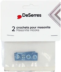 Ens. 2 crochets pour masonite