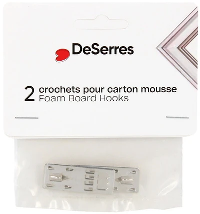 Pack of 2 Hooks for Foam Board