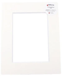 Passe-partout blanc cass