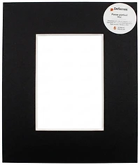 Passe-partout noir - 8x10/4x6po